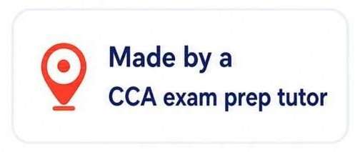 Made by a CCA exam prep tutor.